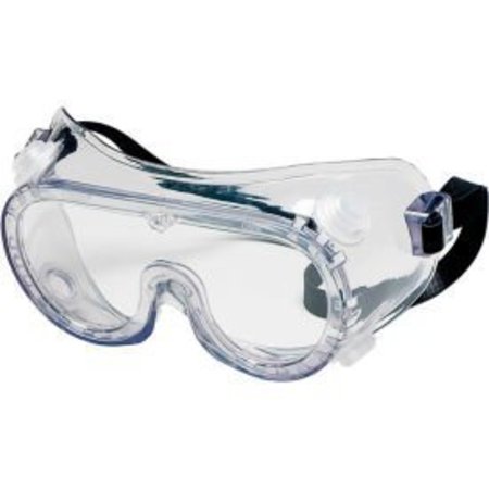 Mcr Safety MCR Safety 2235R Chemical Splash Safety Goggles, Indirect Vent, Rubber Strap, Clear AF Lens 2235R